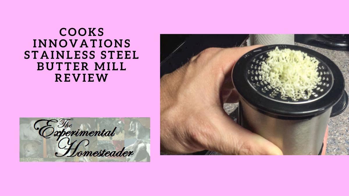 'Video thumbnail for Cooks Innovations Stainless Steel Butter Mill Review'