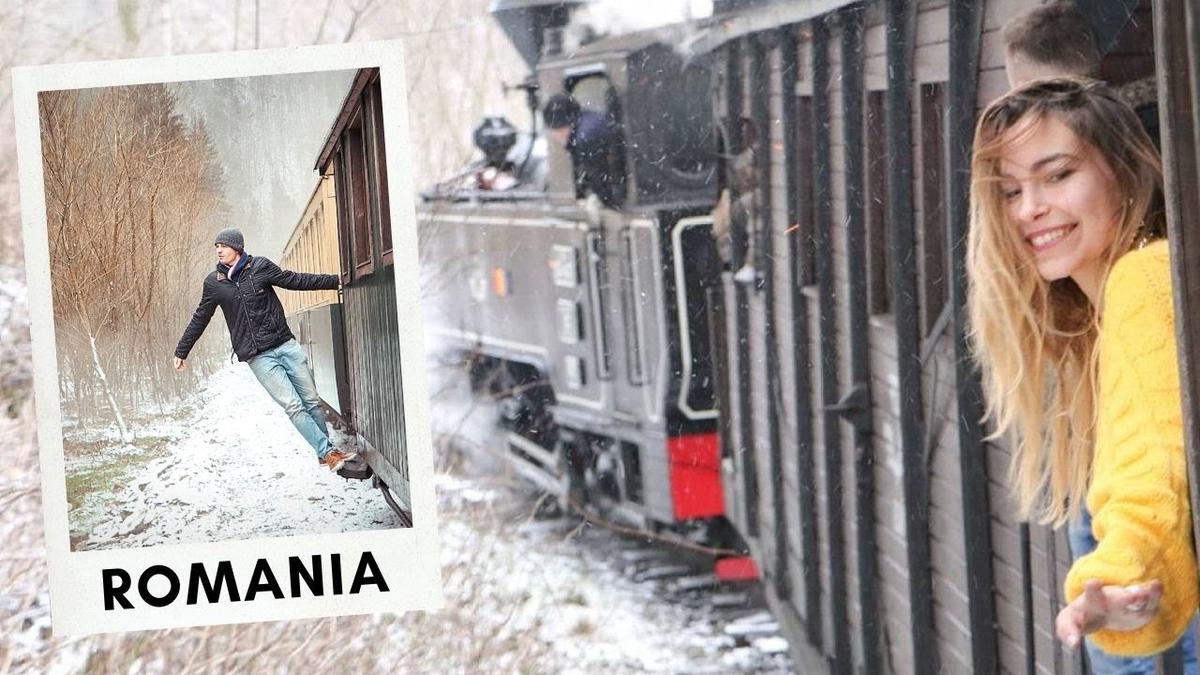 'Video thumbnail for UNBELIEVABLE STEAM TRAIN in ROMANIA - Mocănița Railway'