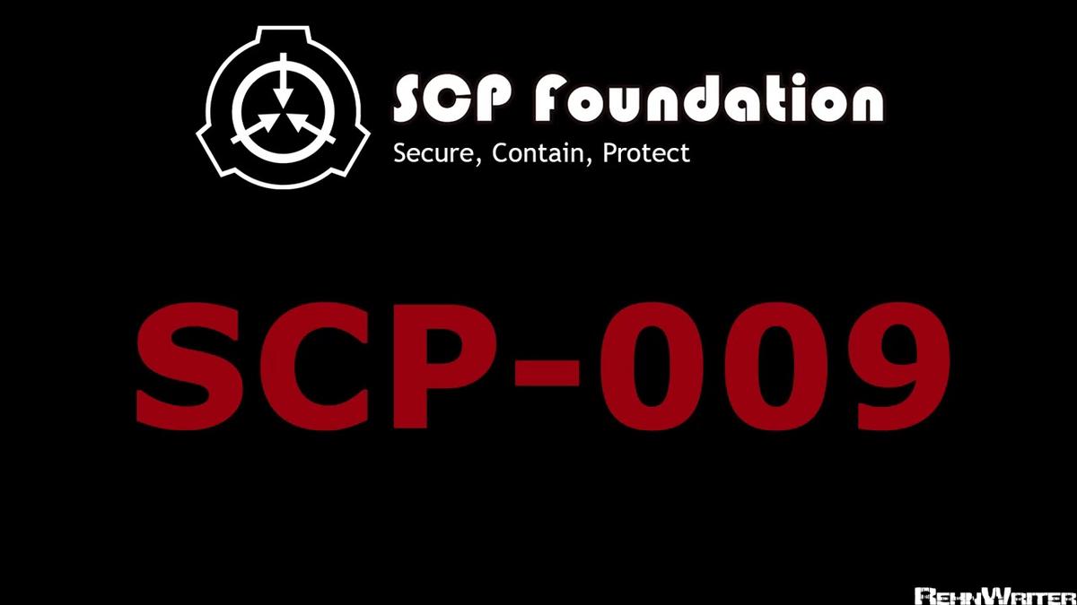 'Video thumbnail for SCP 009 - Red Ice : Object Class - Euclid'