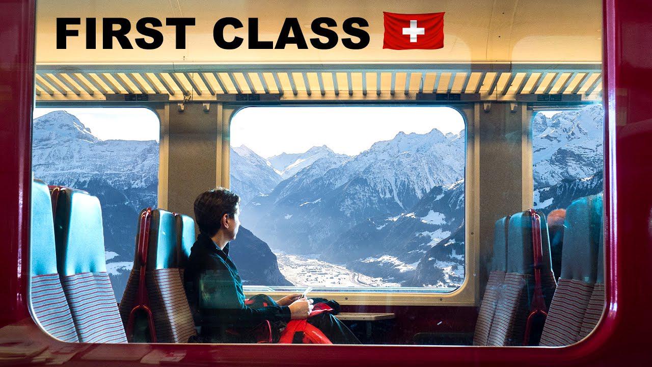 'Video thumbnail for The Glacier Express Train! - Switzerland Interrail in Winter 2020'