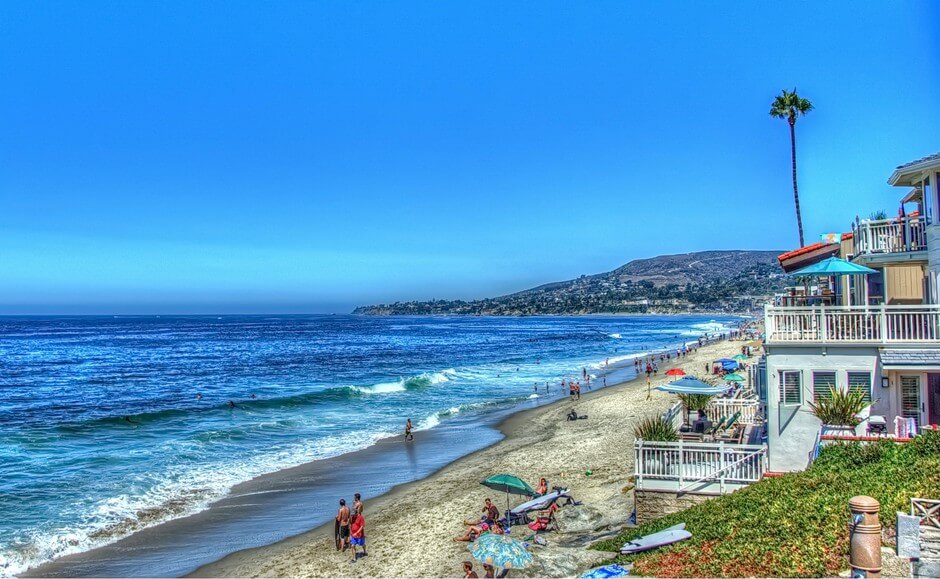 Laguna Beach round trip through California's cities