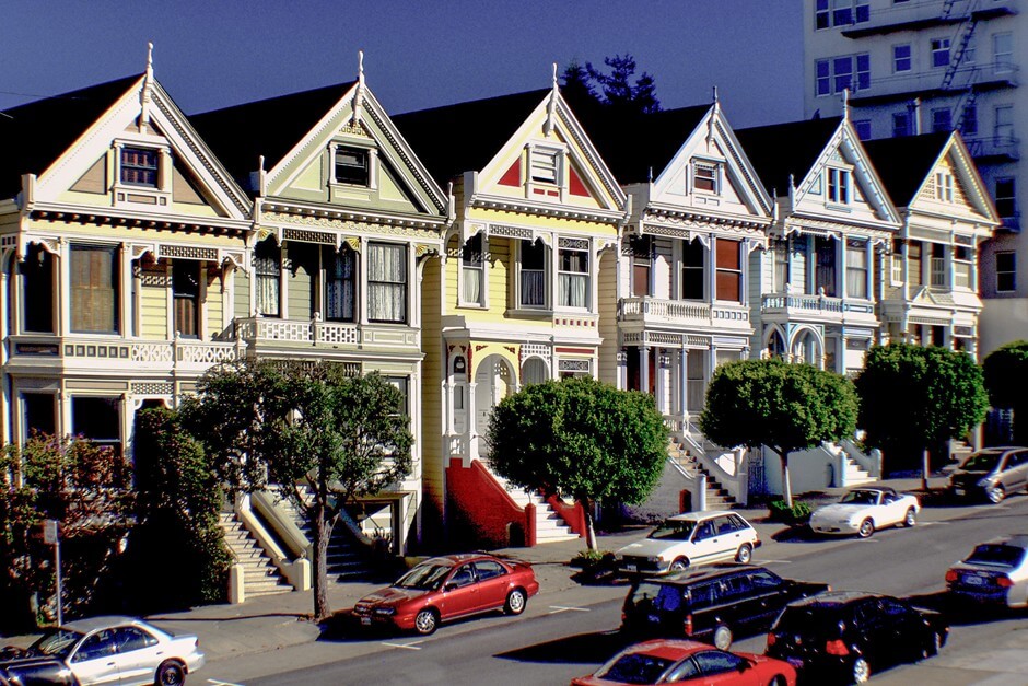 Painted Ladies San Francisco Rundreise durch Kaliforniens Städte