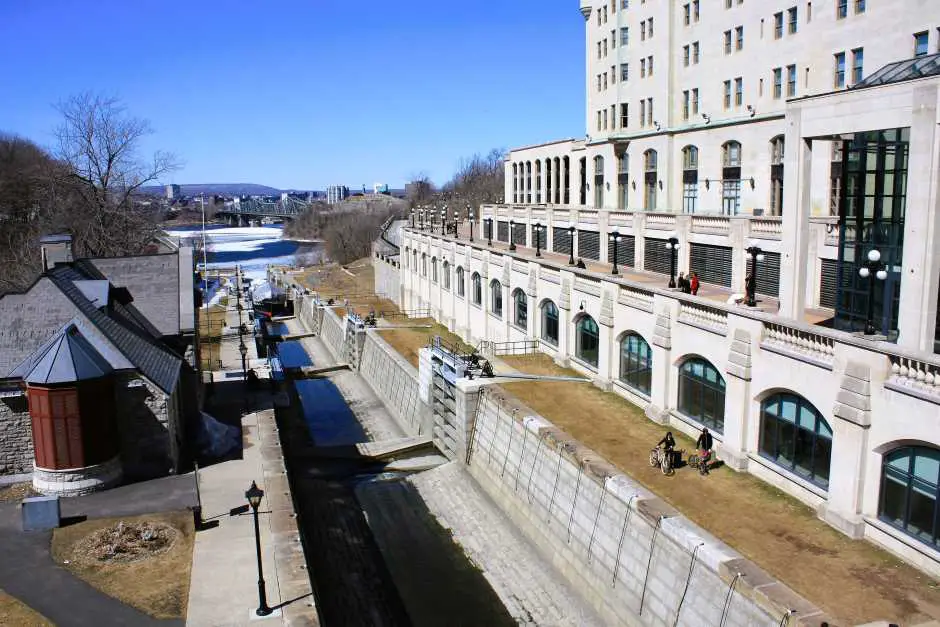 The locks on the Rideau Canal