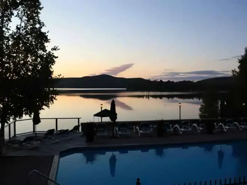 At a lake in Ontario, Canada