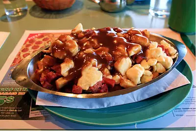 Poutine - typical Quebec food