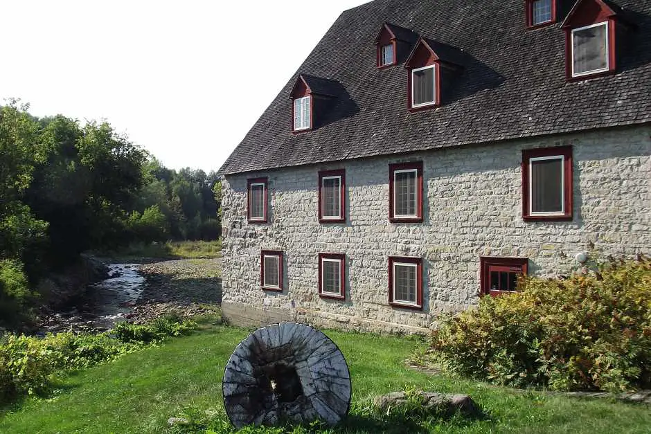 Moulin de La Chevrotiere an der Strecke von Montreal nach Quebec City