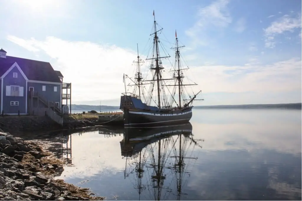 Erste Schotten in Nova Scotia : Die "Hector" in Pictou