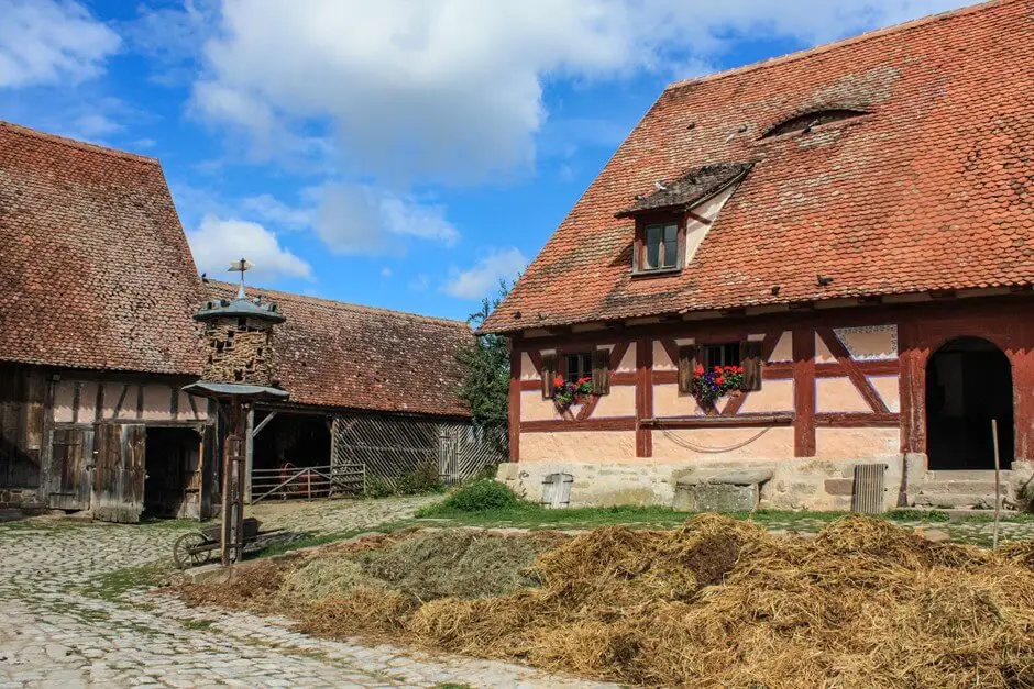 Der Bauernhof wird aktiv betrieben