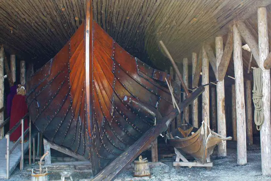 Viking boat at L'Anse aux Meadows Viking Site