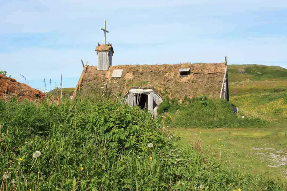 Kirche der Wikinger in L'Anse aux Meadows Viking Site
