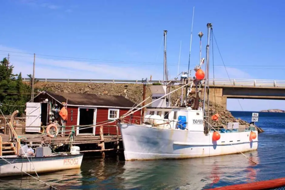 Fishing boat - fishing museum in Twillingate Newfoundland