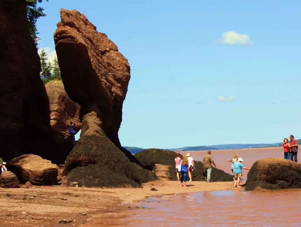 Like a Tyrannosaurus Rex, this boulder towers above the tide © Copyright Monika Fuchs, TravelWorldOnline