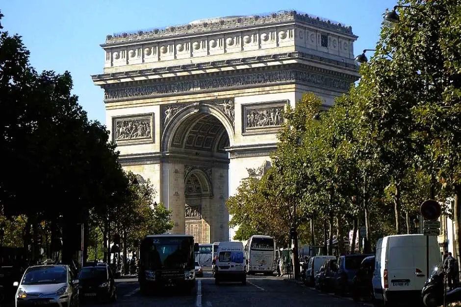 At the Arc de Triomphe in Paris © Copyright Denise Urbach