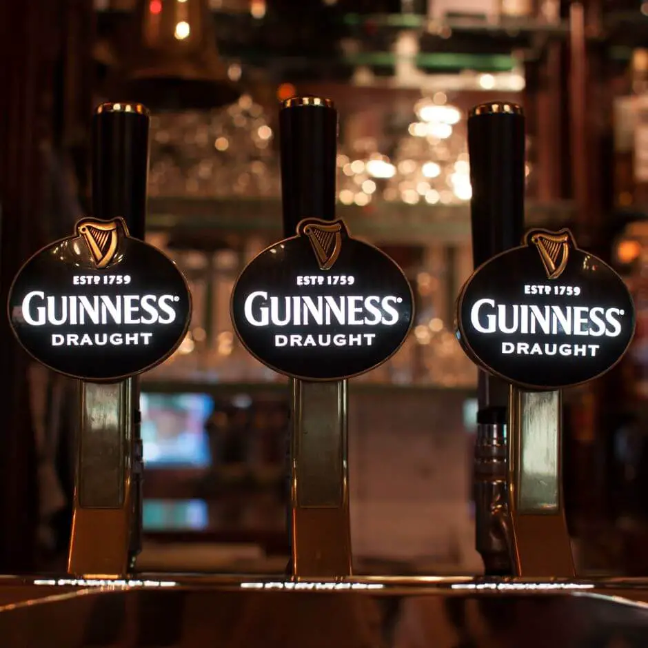 Guinness taps