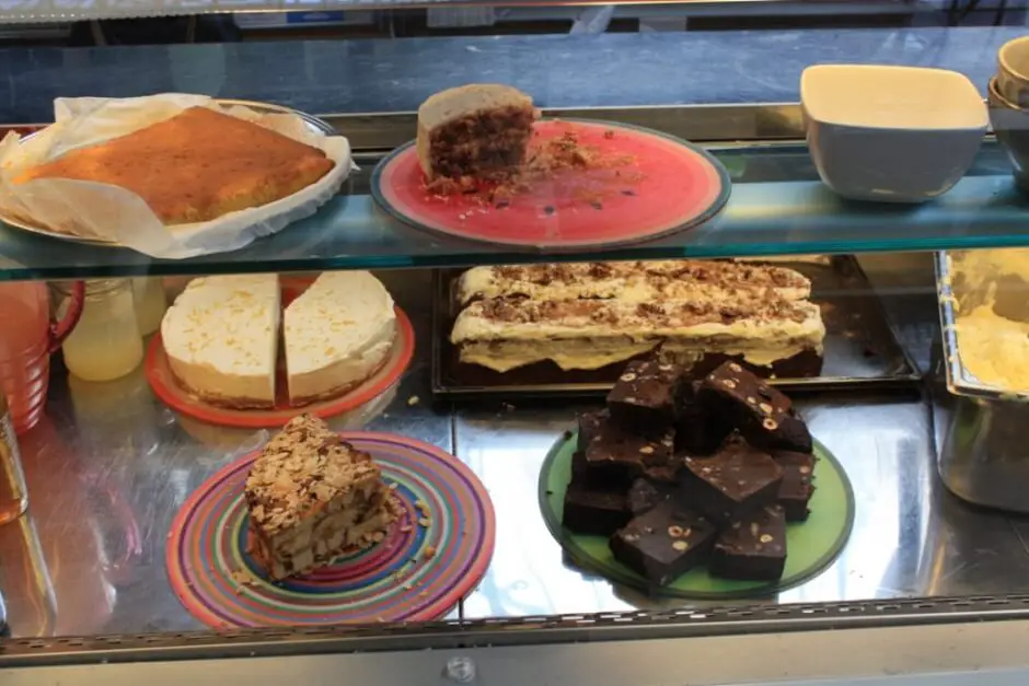 Cake assortment in the Powerscourt Townhouse in Dublin