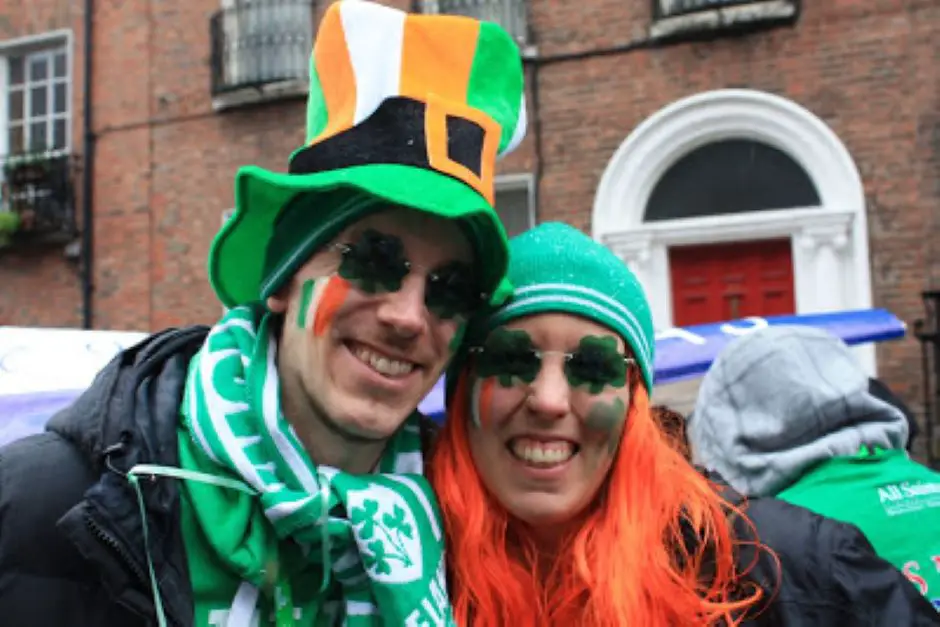 Dublin on St Patrick's Day - a typical Irish festival