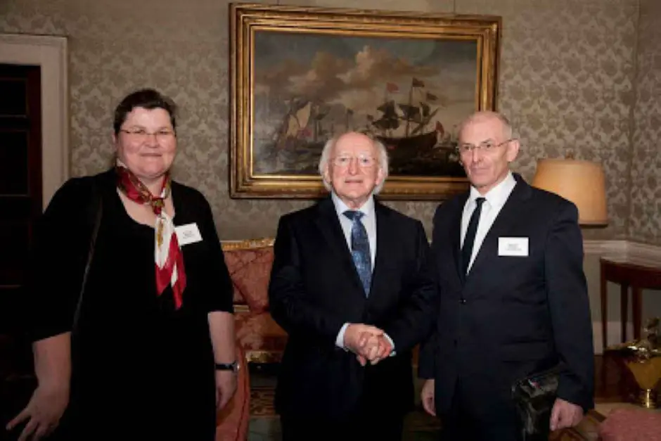 Monika and Petar Fuchs visiting the Prime Minister of Ireland