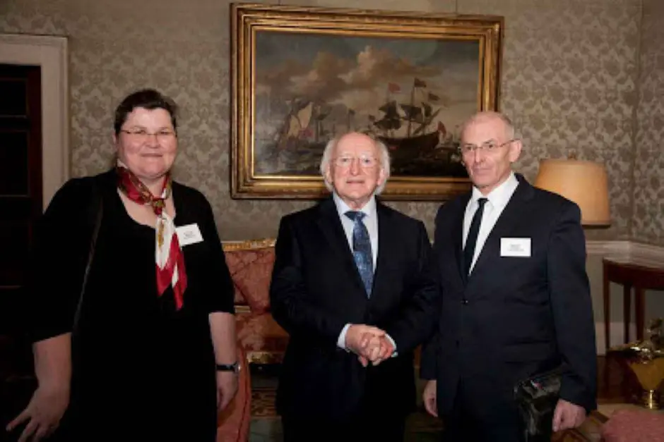 The President of Ireland receives us in Dublin