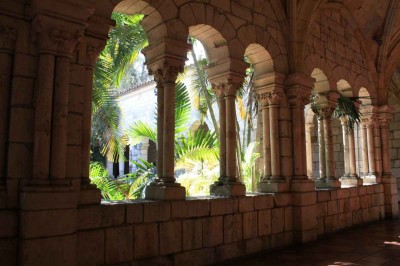 Cloister in the Ancient Spanish Monastery in Miami Beach