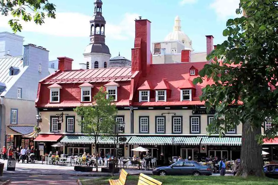 Bistros at the Place d'Armes