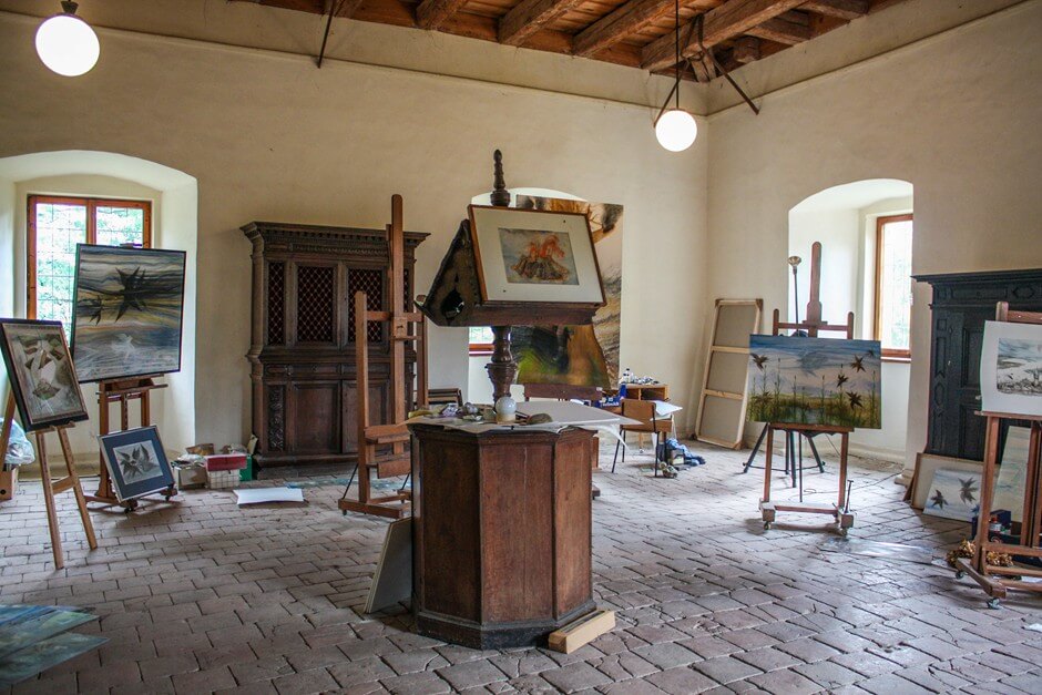 Das Atelier von Professor Anton Lehmden