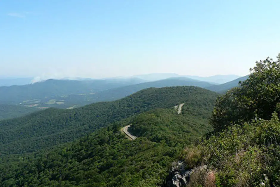 Die Blue Ridge Mountains und der Skyline Drive