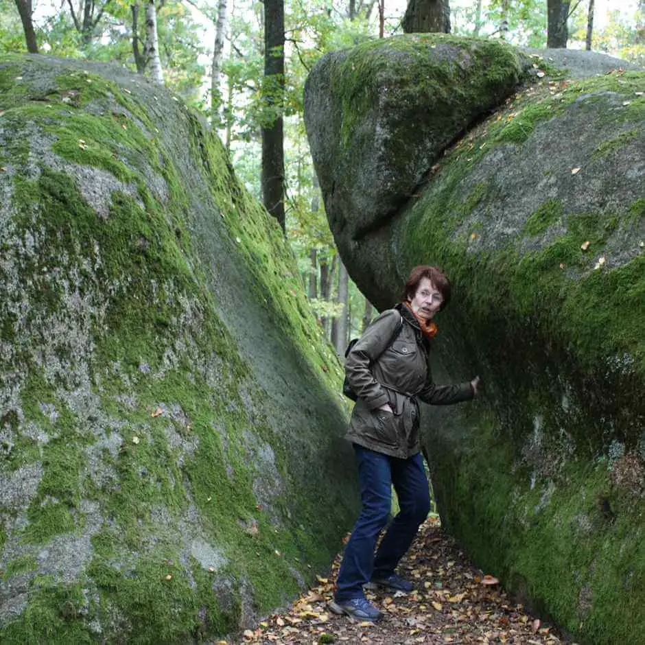 Huge granite blocks