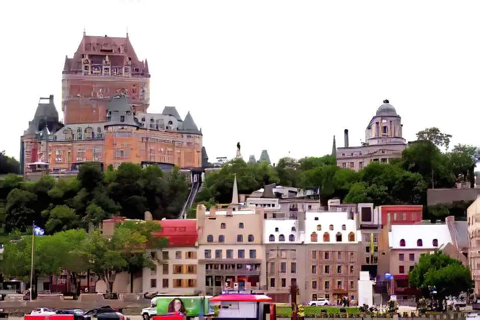 View from the MV Louis Jolliet of the Chateau Frontenac