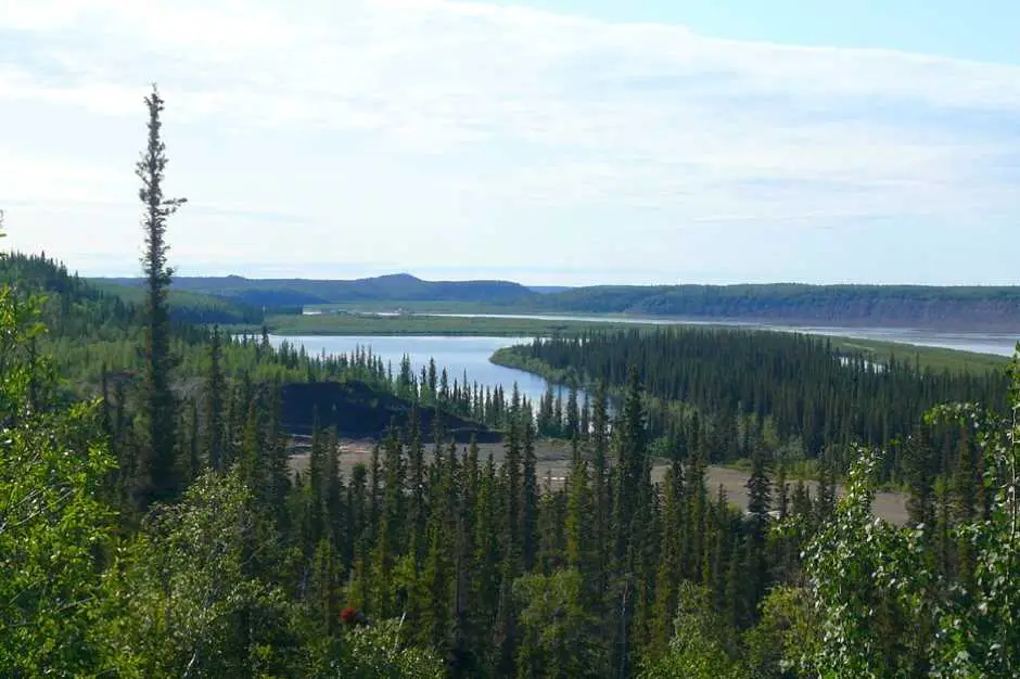 Mackenzie River in den Nordwestterritorien