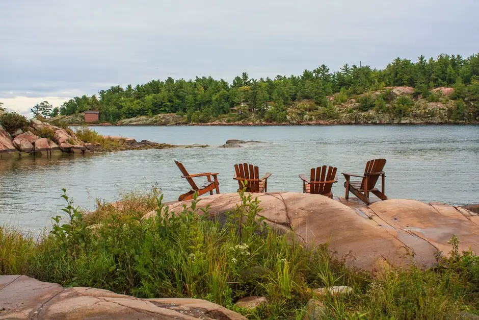 Die Killarney Mountain Lodge am Lake Huron