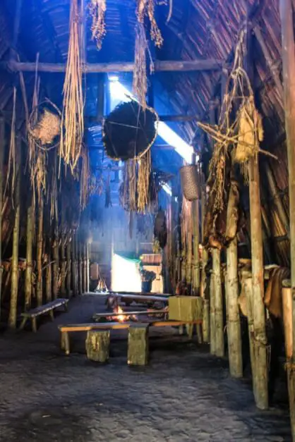 That's how the Hurons lived in Ontario