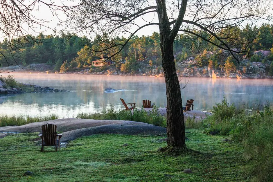 Sunrise at the Killarney Mountain Lodge