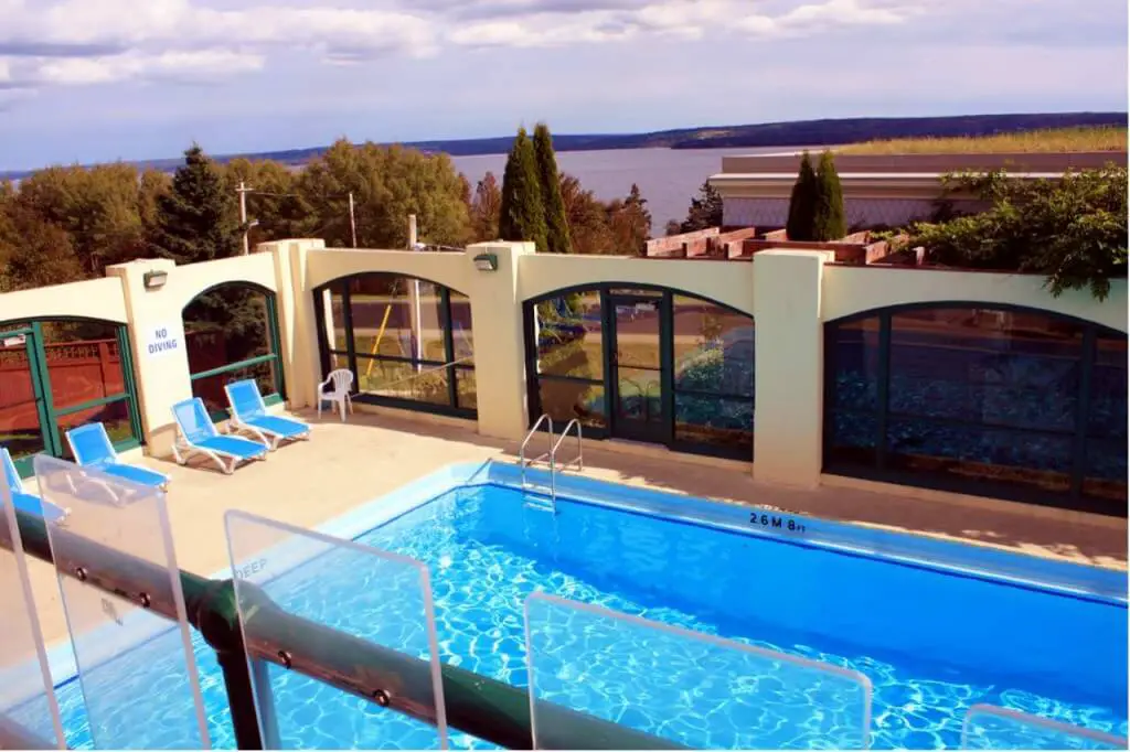 Pool with Bay of Fundy View © Copyright Monika Fuchs, TravelWorldOnline