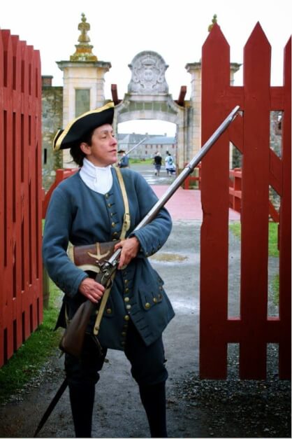 Guard at Louisbourg Famous museums in America