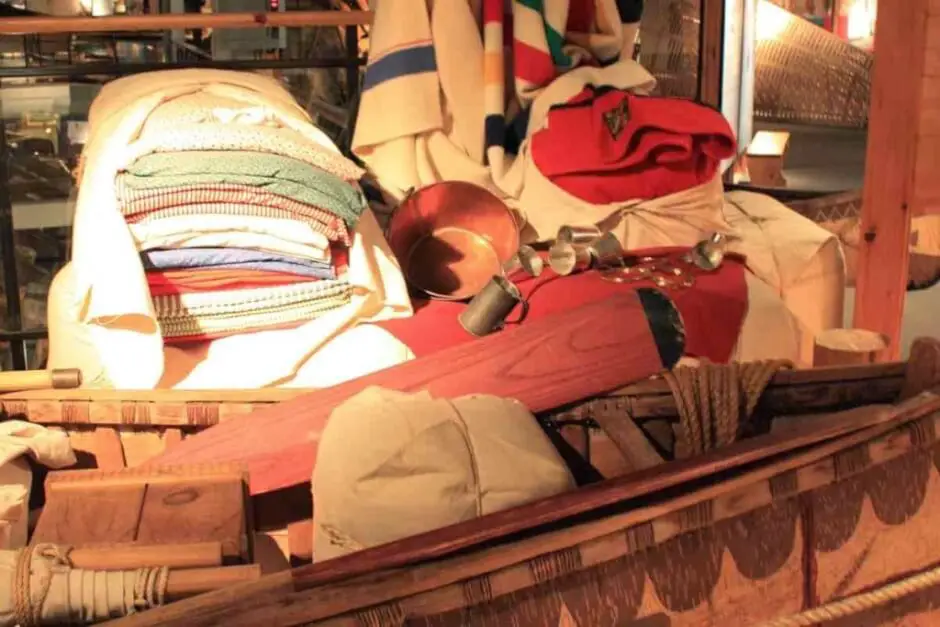 Hudson Bay Blankets at the Peterborough Canoe Museum