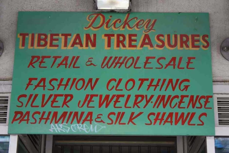 Tibetan treasures on Kensington Market
