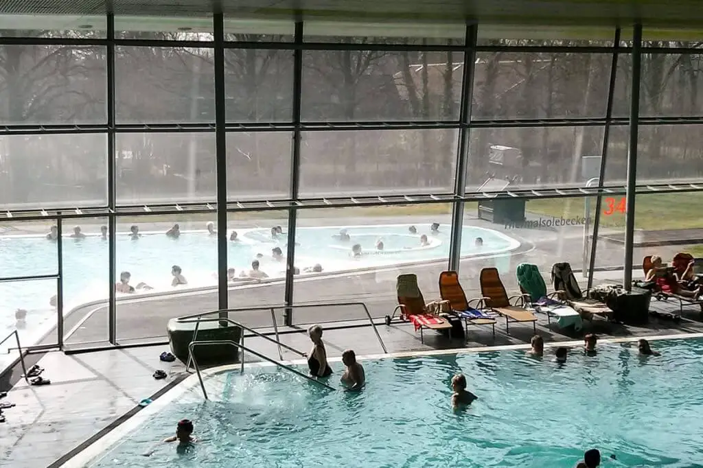 Thermal pool in the Spreewald Therme Burg