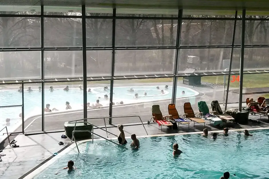 Thermal pool in the Spreewald Therme Burg