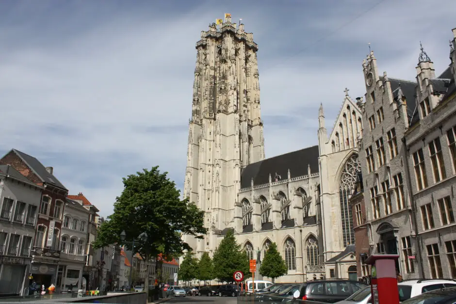 The Sint Rombouts Cathedral in the city in east Belgium