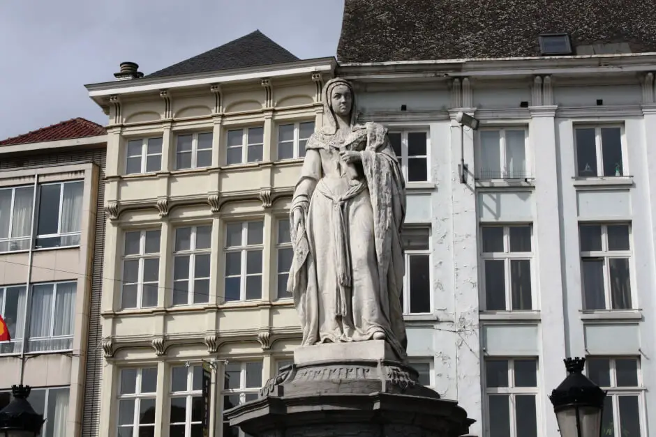 Margaret of Austria, one of the Mechelen city sights in East Belgium