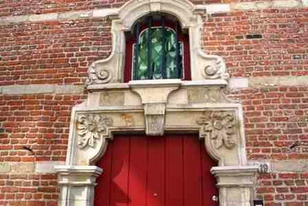 Architectural detail UNESCO World Heritage in Mechelen