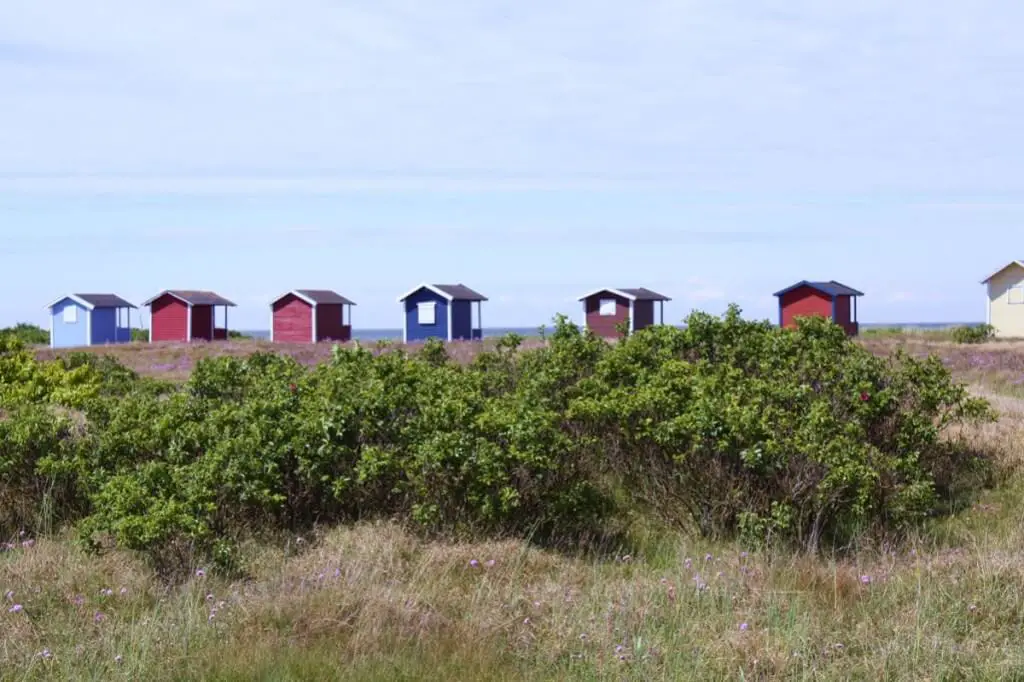 Badehäuser in Skanör