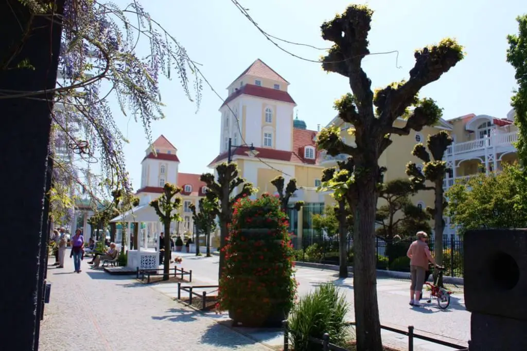The promenade sights in the Baltic resort of Binz on Rügen