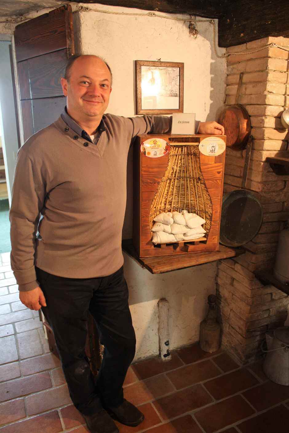 Marco Pellegrini am Fossa Modell