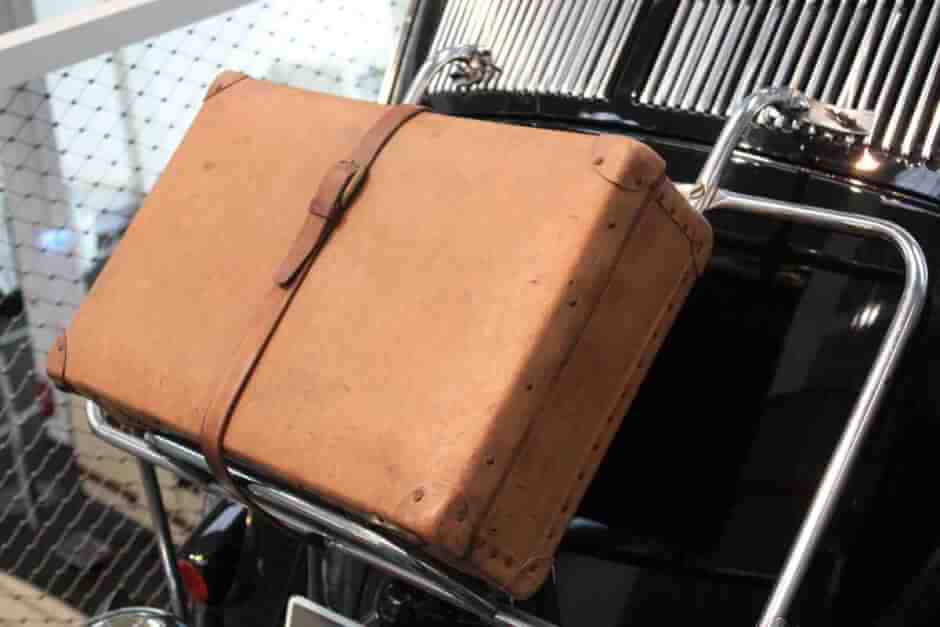 Suitcase on VW Beetle