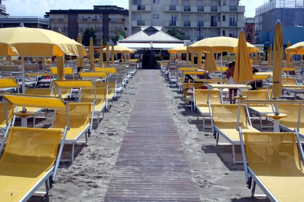 Beach life in Cesenatico