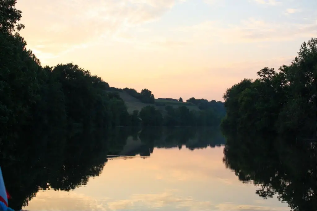 Abendstimmung an der Mayenne