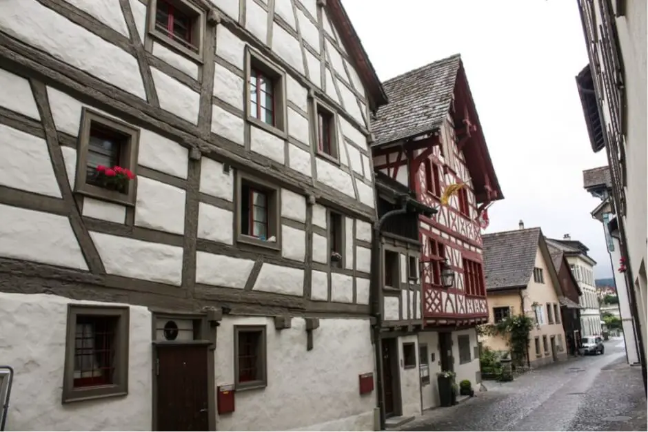 Half-timbered houses in Stein am Rhein