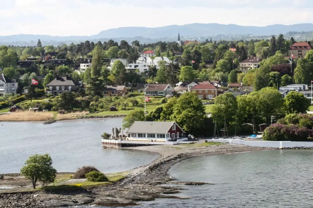 Green residential district in Oslo