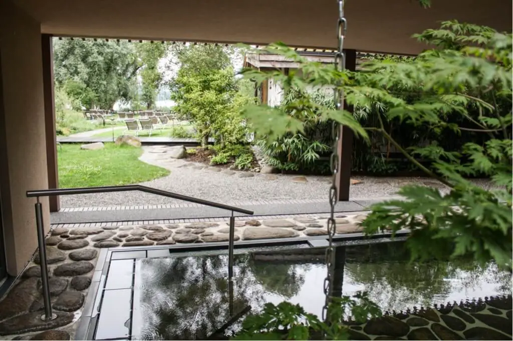 Onsen bath in the spa on Lake Constance